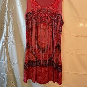 Unity World Wear Red and Black Dress